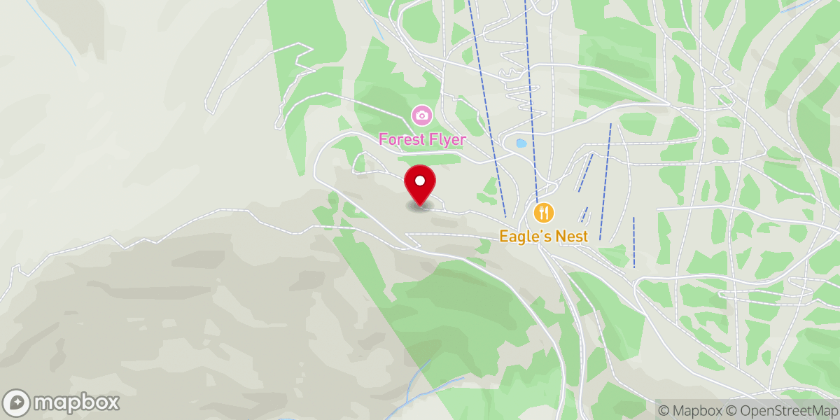 Map showing location of Vail Mountain Wedding Deck