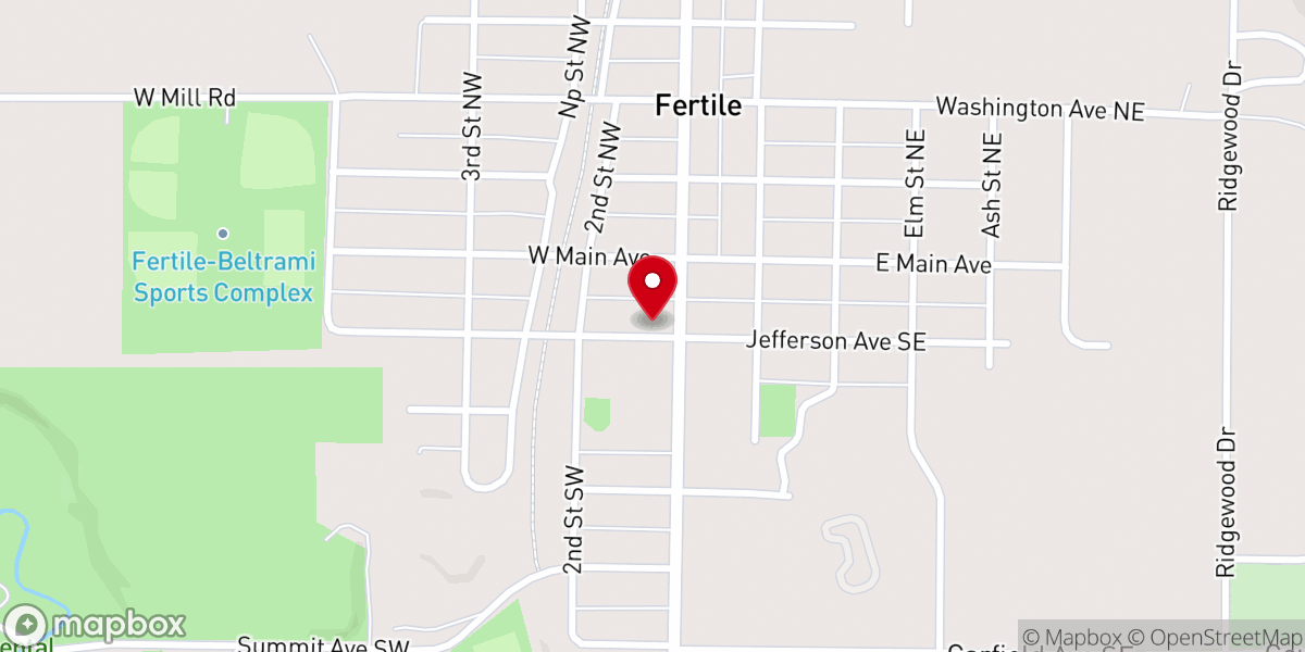 Map showing location of United In Christ Lutheran Parish