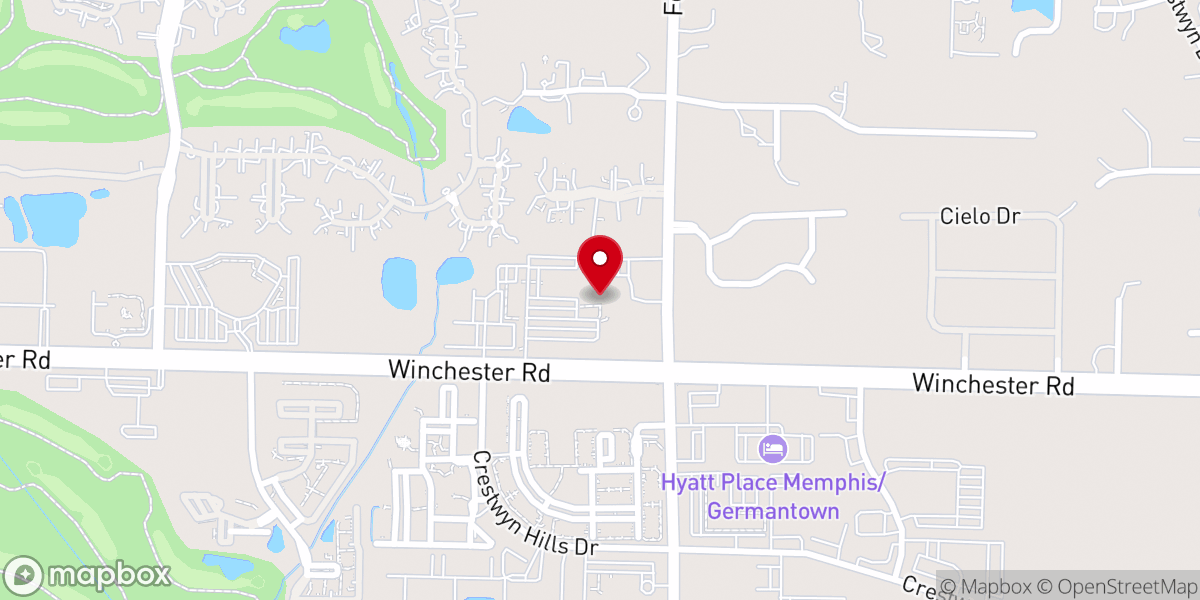 Map showing location of Harvest Church