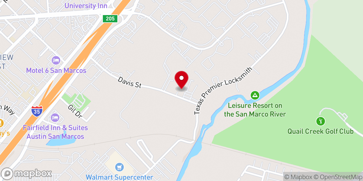 Map showing location of Hill Country Church