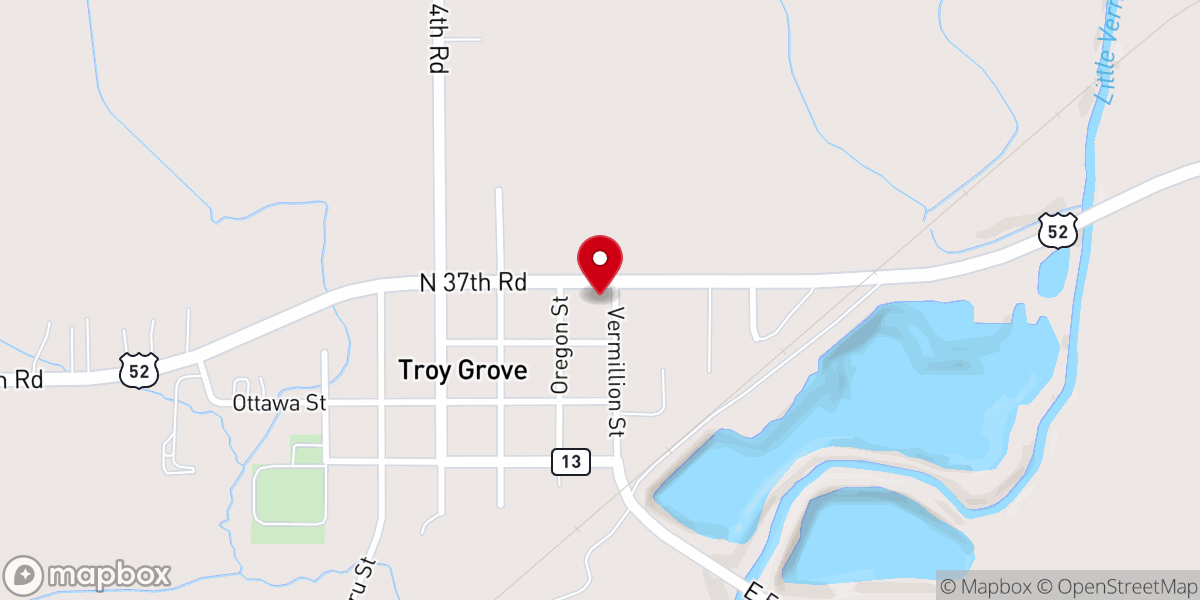 Map showing location of The Grove