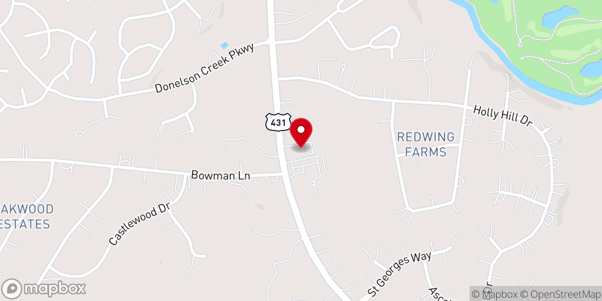 Map showing location of New River Church