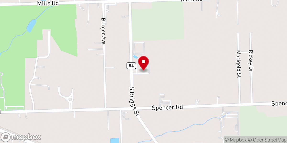 Map showing location of St Paul's Missionary Baptist