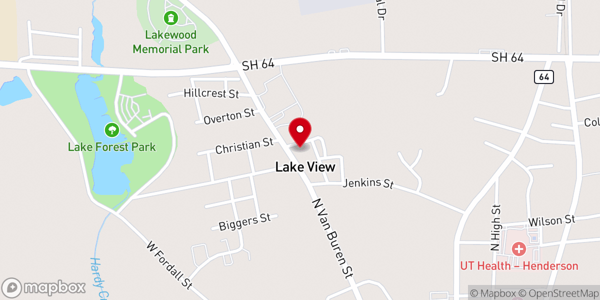 Map showing location of Jenkins Memorial CME Church