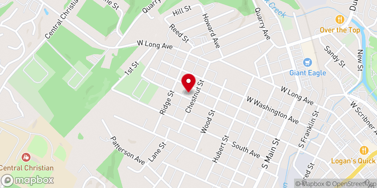 Map showing location of Life Community Church