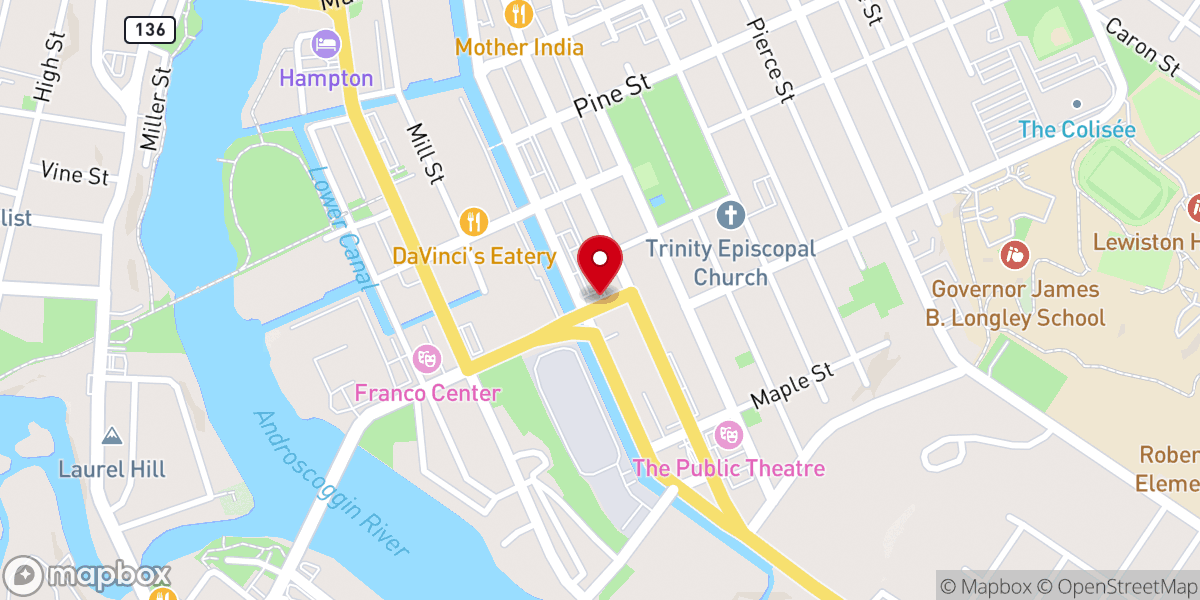 Map showing location of Free Grace Presbyterian Church