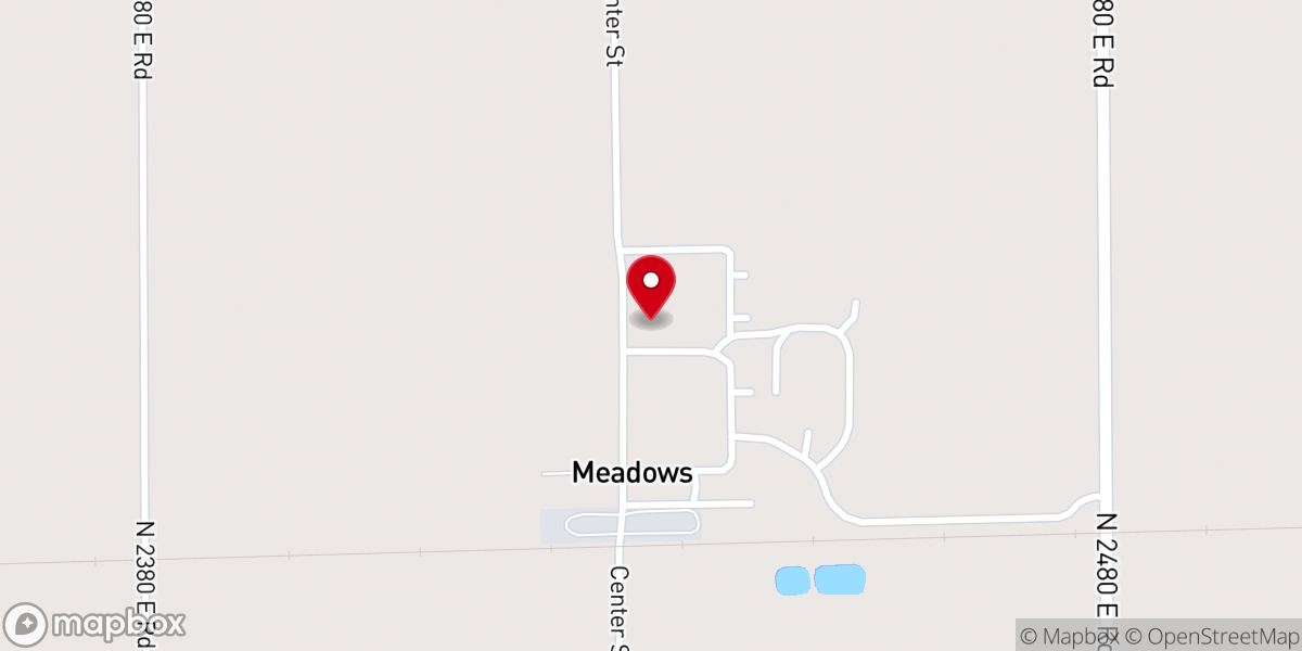 Map showing location of River of Life Outreach Church