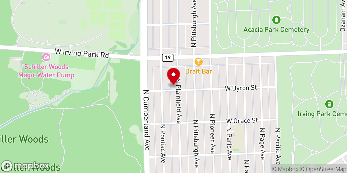 Map showing location of Irvingwood - Acacia Presbyterian Church