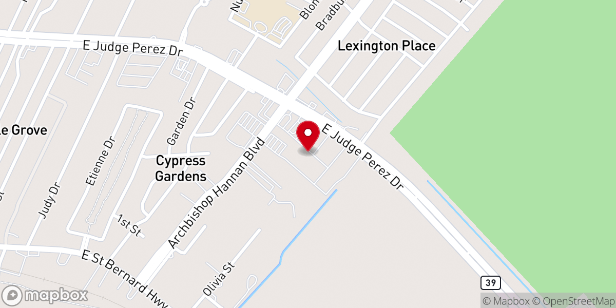 Map showing location of First Asia Baptist Church