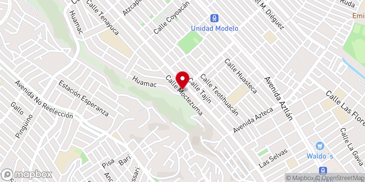 Map showing location of Iglesia Bautista Monte Del Rey