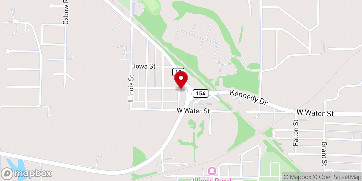 Map showing location of Willow Glen Church