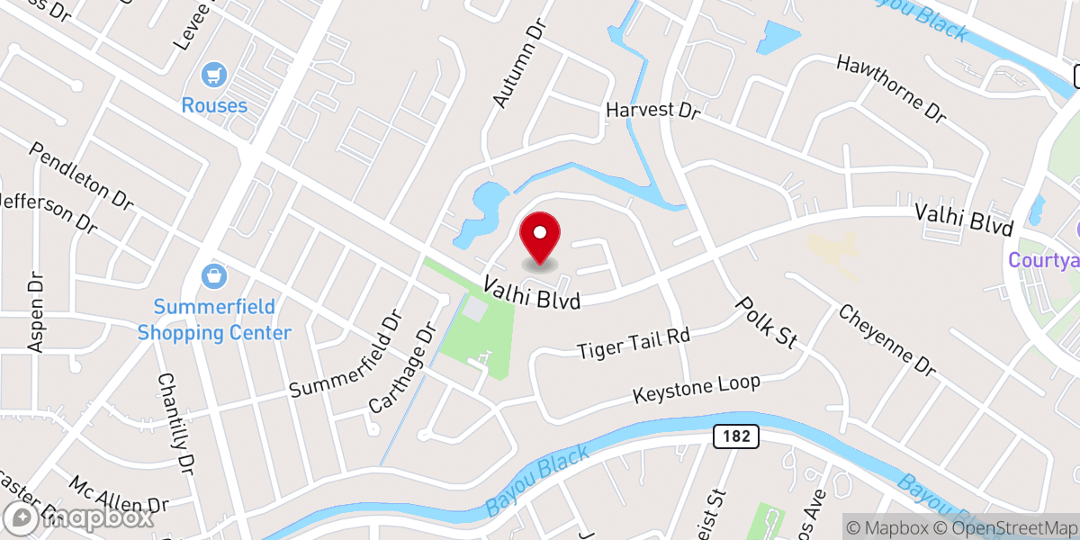 Map showing location of Grace Lutheran Church