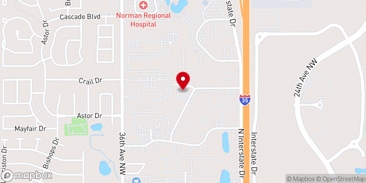 Map showing location of New Life Bible Church
