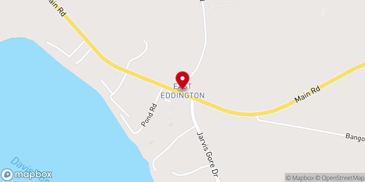 Map showing location of East Eddington