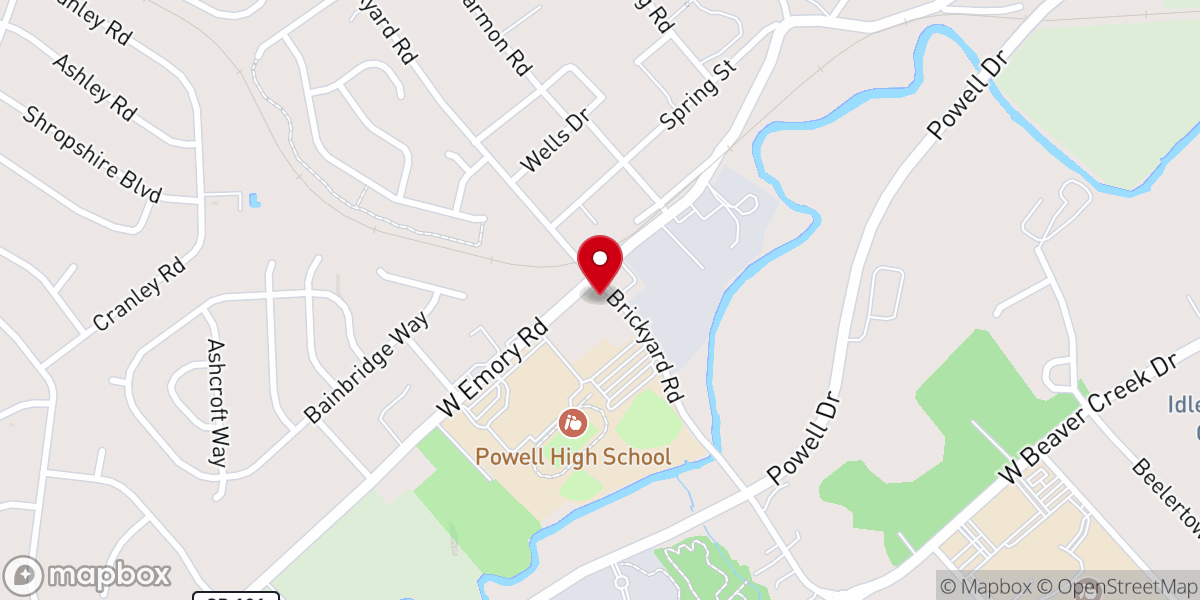 Map showing location of Redemption Life Church
