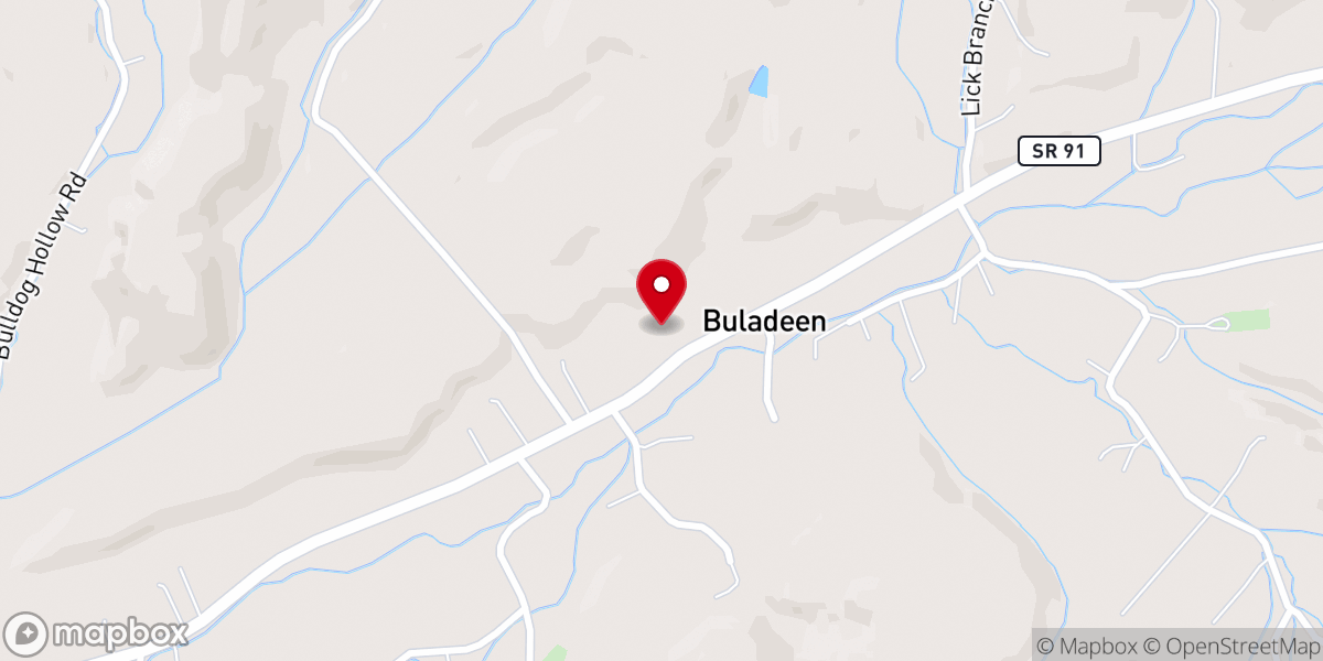 Map showing location of Poplar Grove Baptist Church
