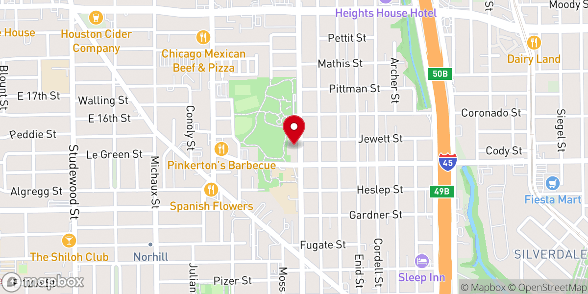 Map showing location of Emmanuel Baptist Church SBC