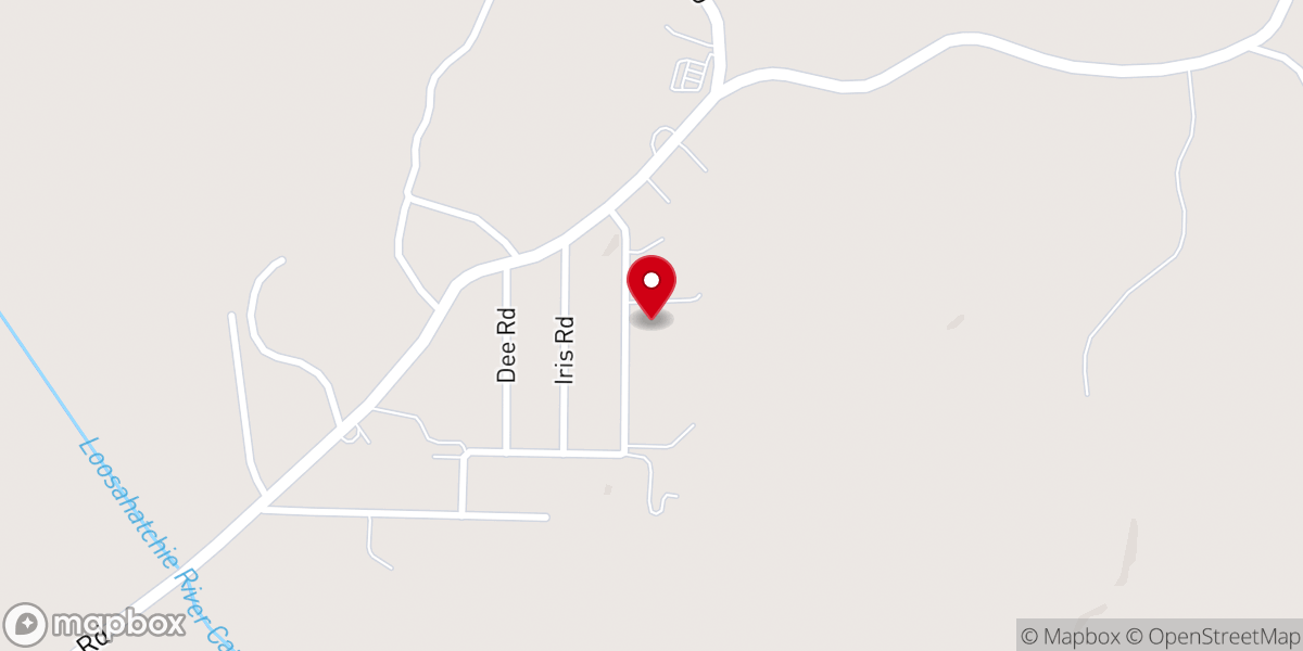 Map showing location of Greater Works Christian Center