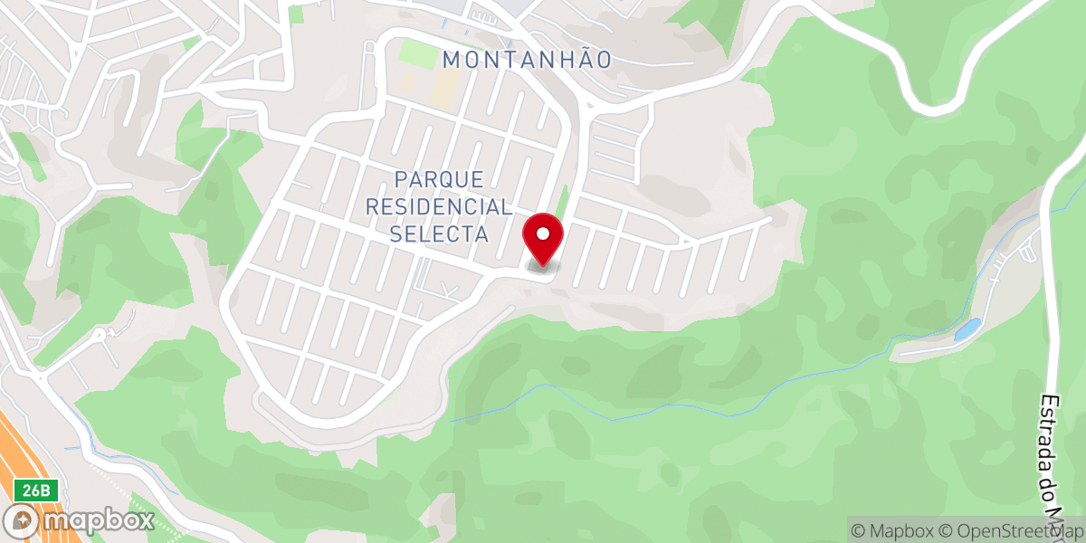Map showing location of IGREJA BATISTA PARQUE SELECTA