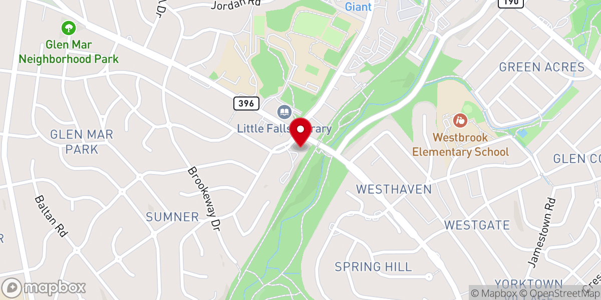 Map showing location of St. Dunstan's Episcopal Church Columbarium