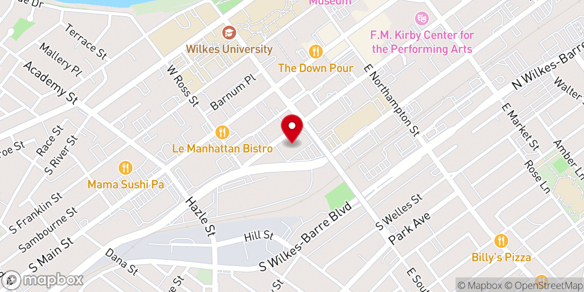 Map showing location of St. Nicholas St. Mary Parish