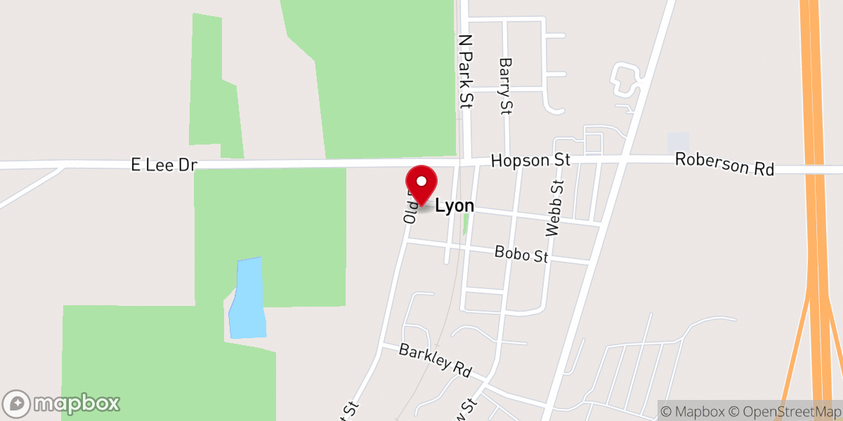 Map showing location of Women's Hope Center