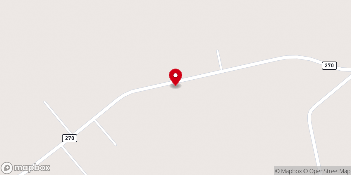 Map showing location of Fredricks Chapel