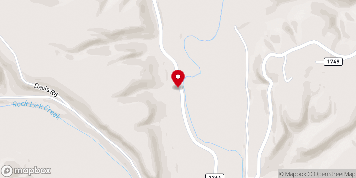 Map showing location of Center Post Church