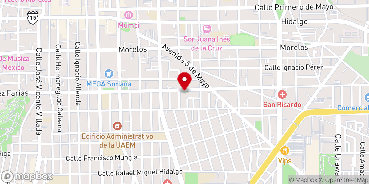 Map showing location of Iglesia Cristiana La Gloria De Dios Asambleas de Dios