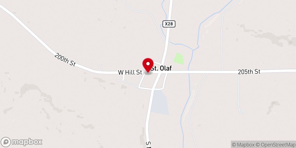 Map showing location of Shepherd of the Hills