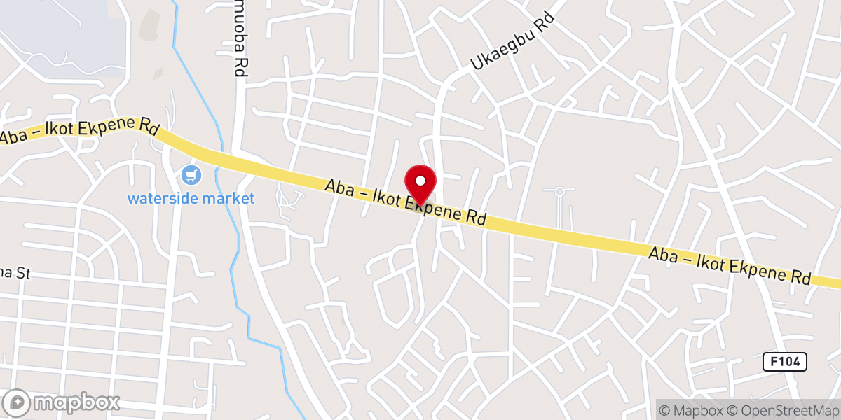 Map showing location of Block Rosary Crusade Nigeria