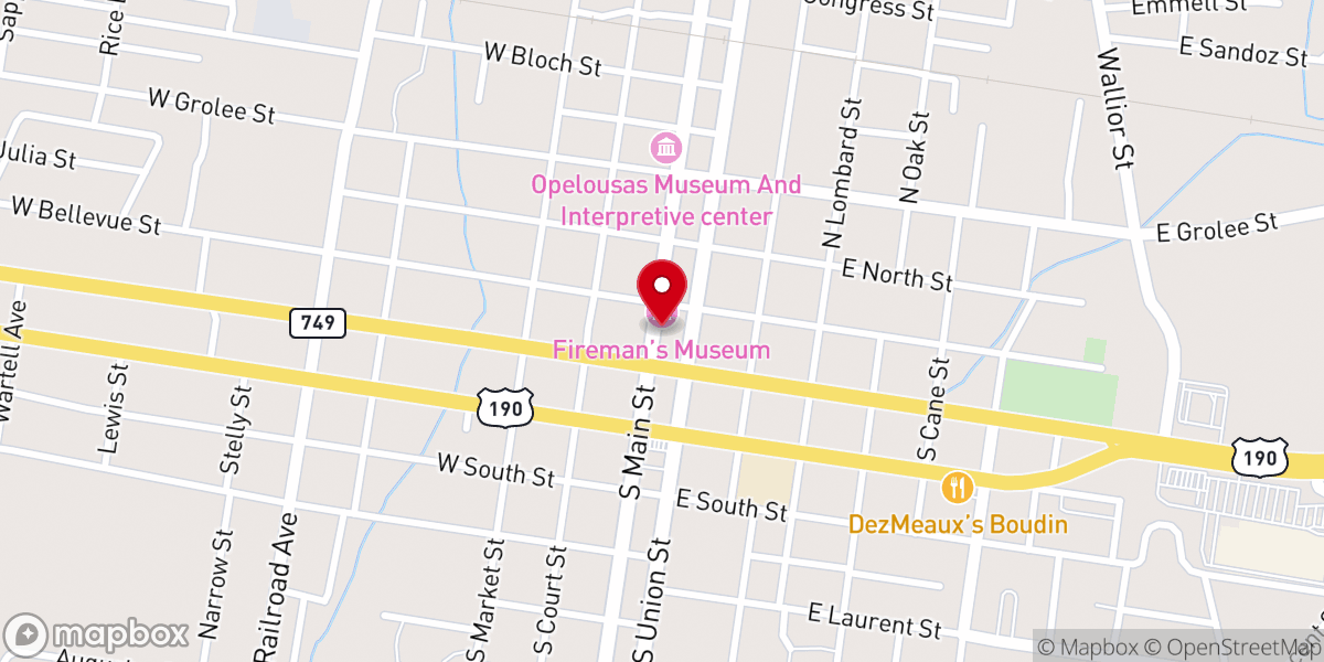 Map showing location of Cause of Father Joseph Verbis Lafleur Inc
