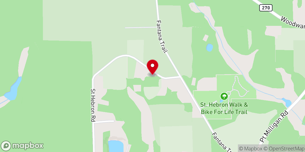 Map showing location of St Hebron Ame Church Parsonage