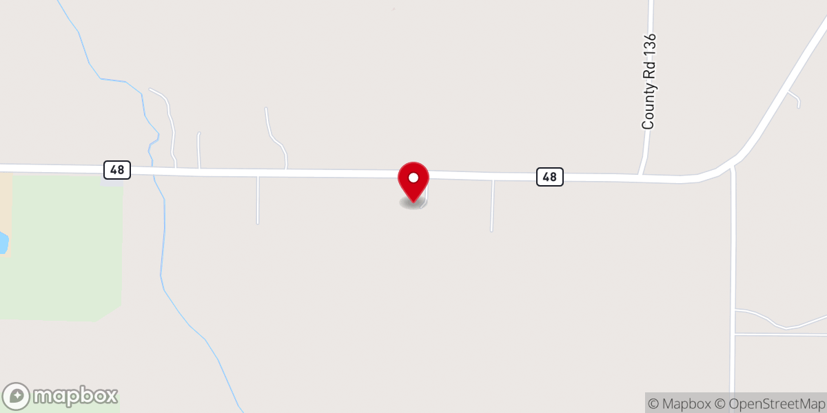 Map showing location of Rosendale Christian Church