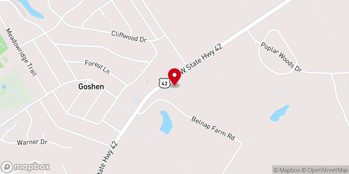 Map showing location of Grace and Glory Lutheran Church - Food Distribution Center