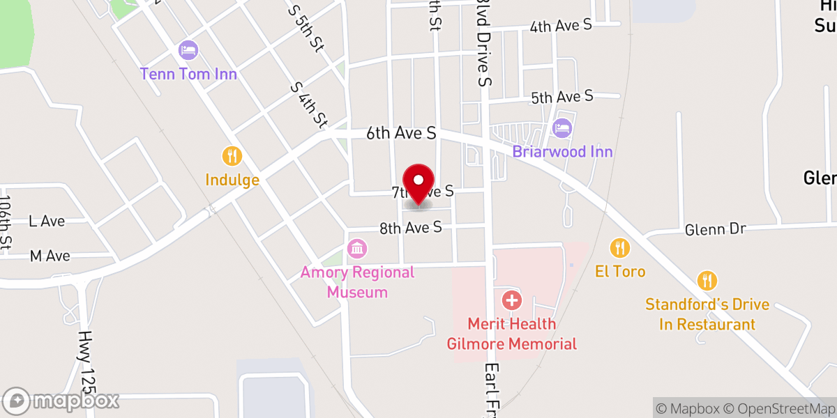 Map showing location of Saint Helen Catholic Church