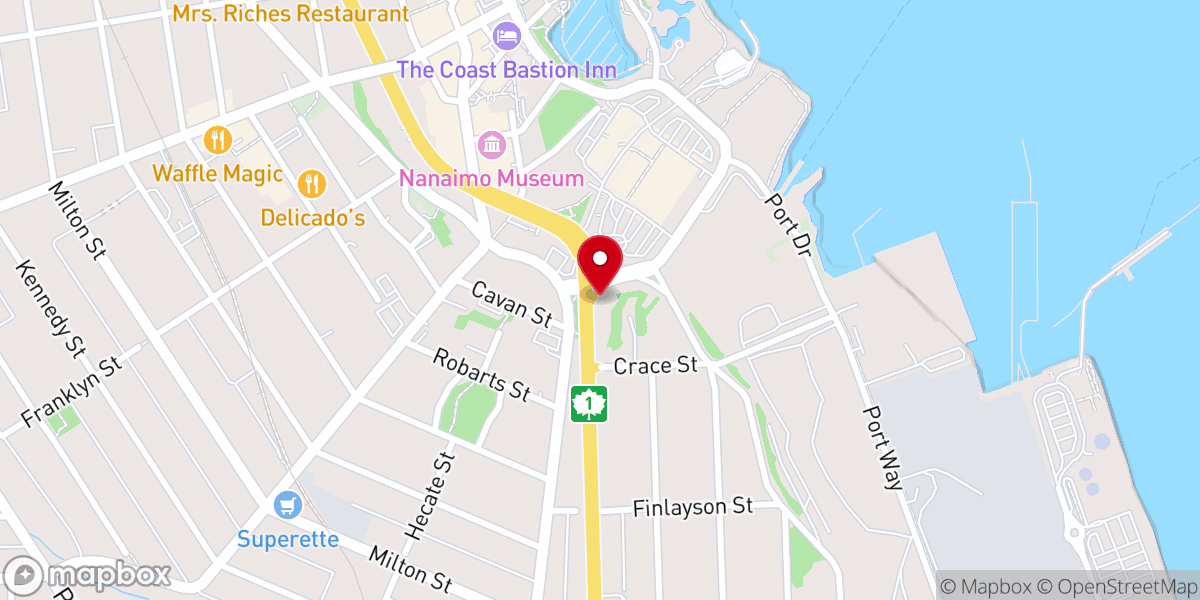 Map showing location of New Hope Centre