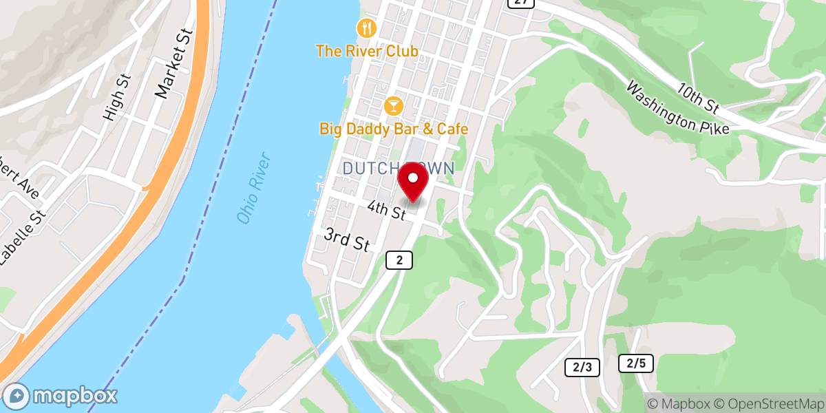 Map showing location of Salvation Army Corps