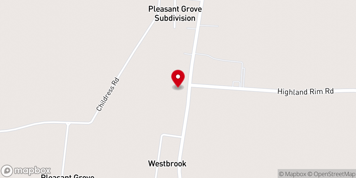 Map showing location of Maranatha Baptist Church