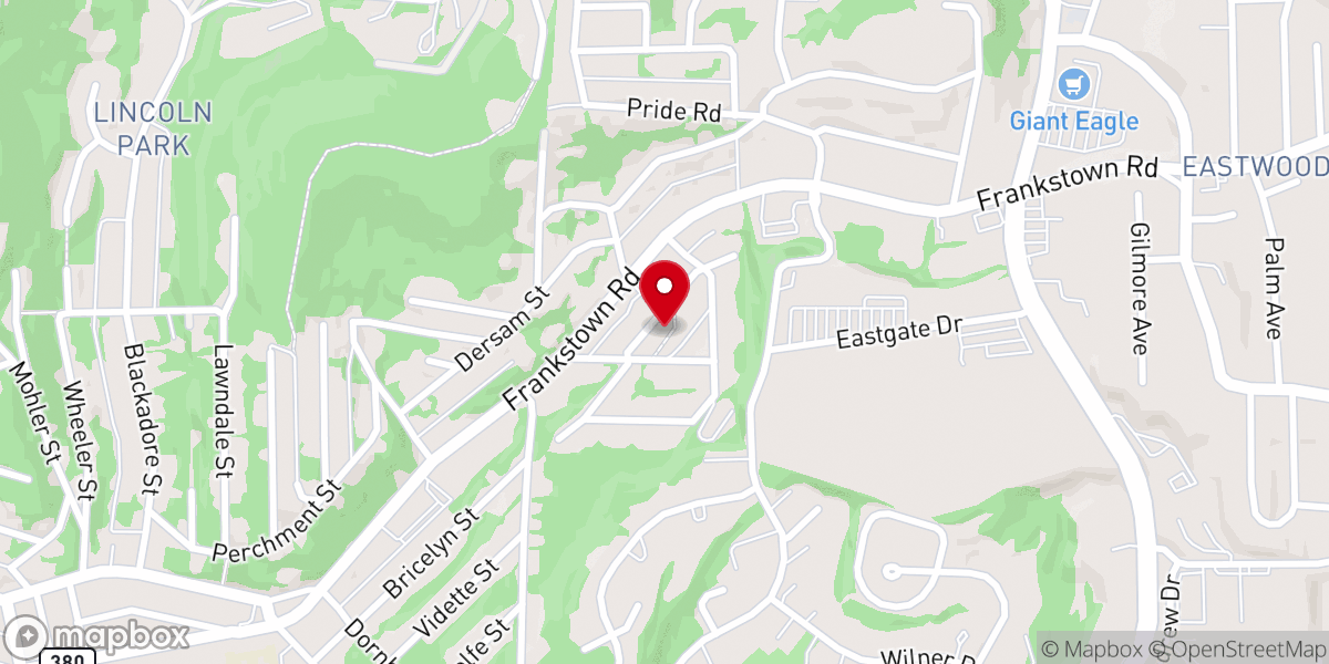 Map showing location of Living Way Christian Fellowship