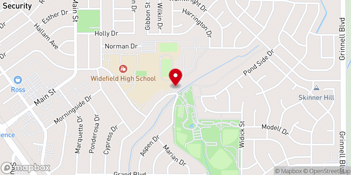 Map showing location of Life Community Church