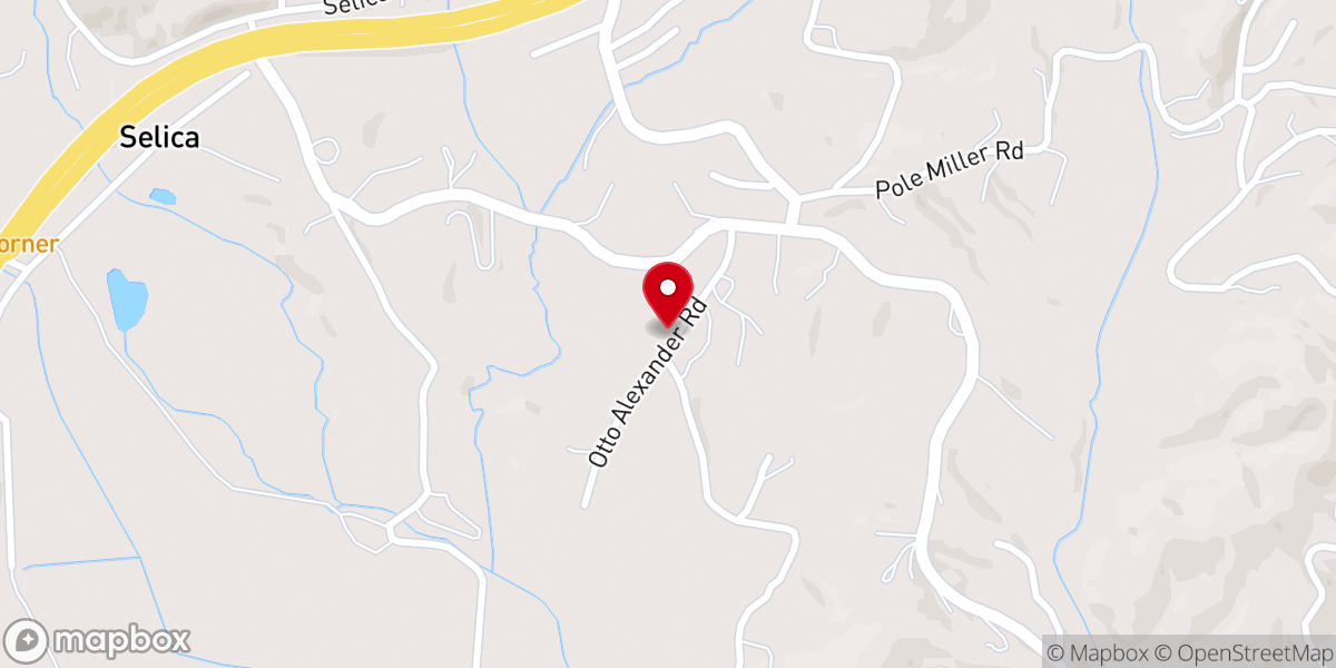 Map showing location of Amazing Grace Baptist Church