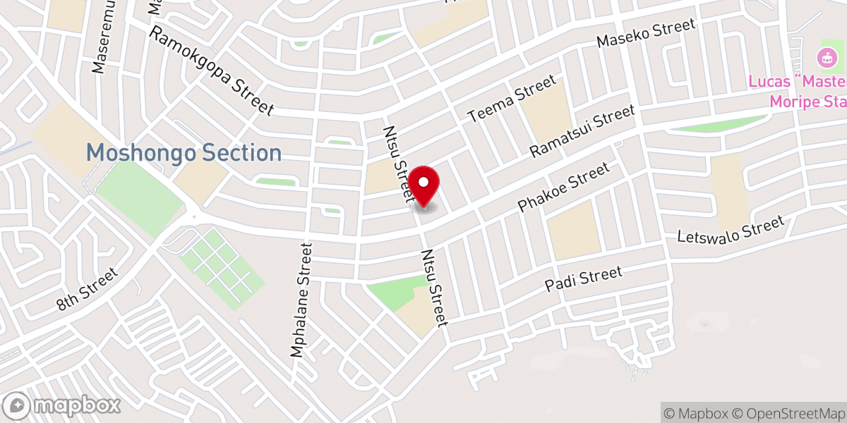 Map showing location of St George Catholic Church