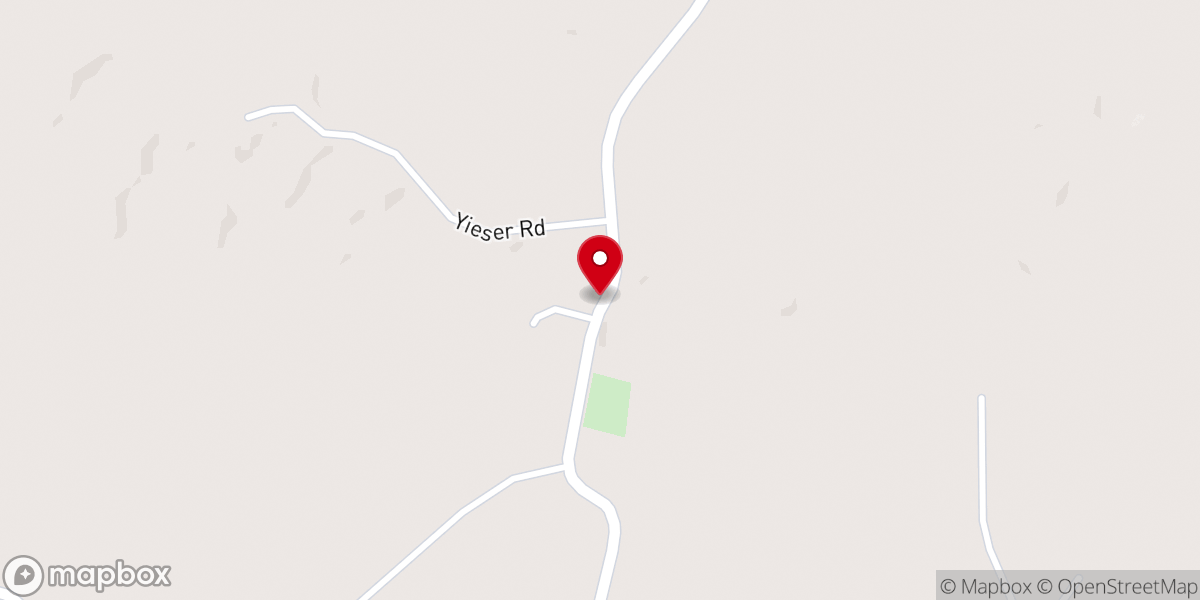 Map showing location of Red Hill Church