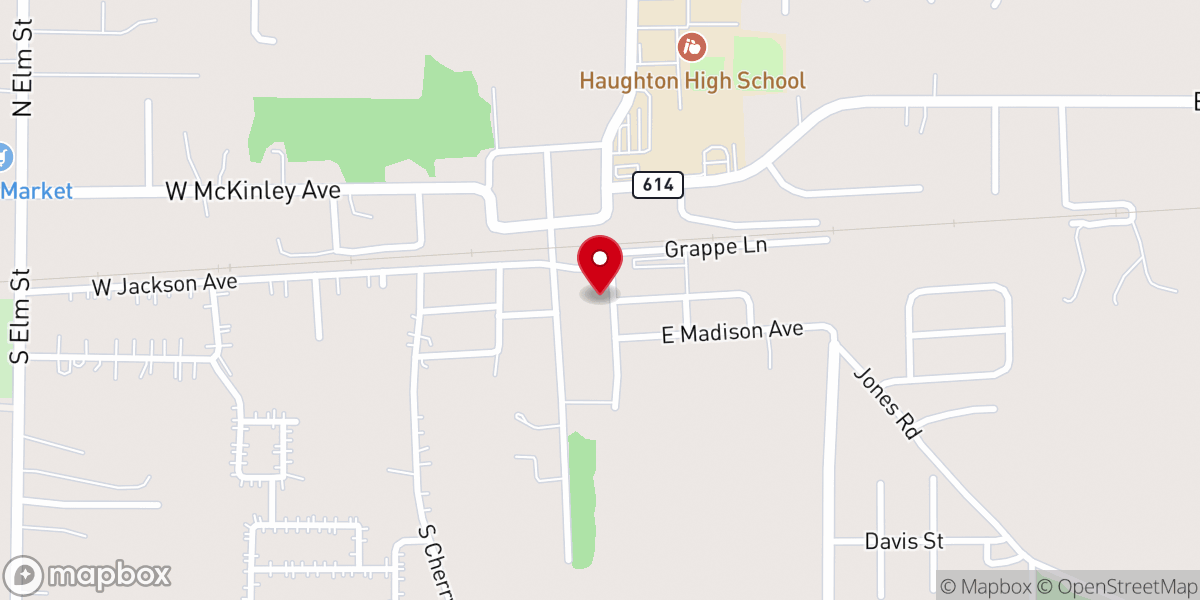 Map showing location of A.C.T.I.O.N Area Churches Together In Our Neighborhood