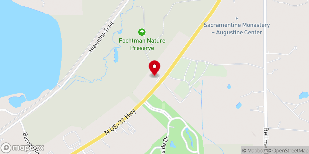 Map showing location of Fresh Start Church