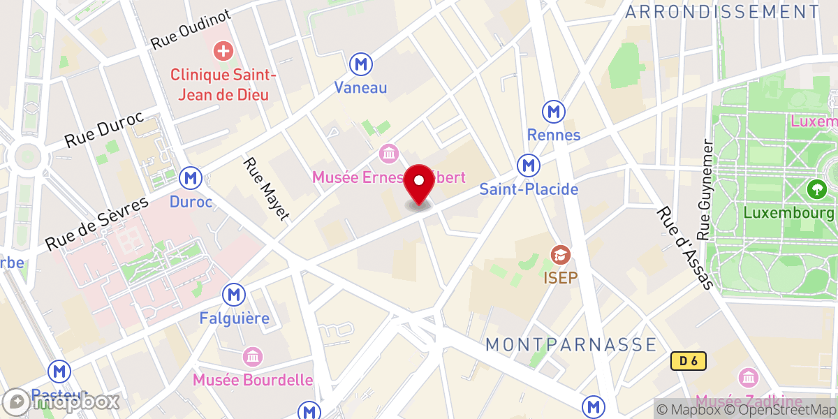 Map showing location of Chapelle Notre-Dame des Anges
