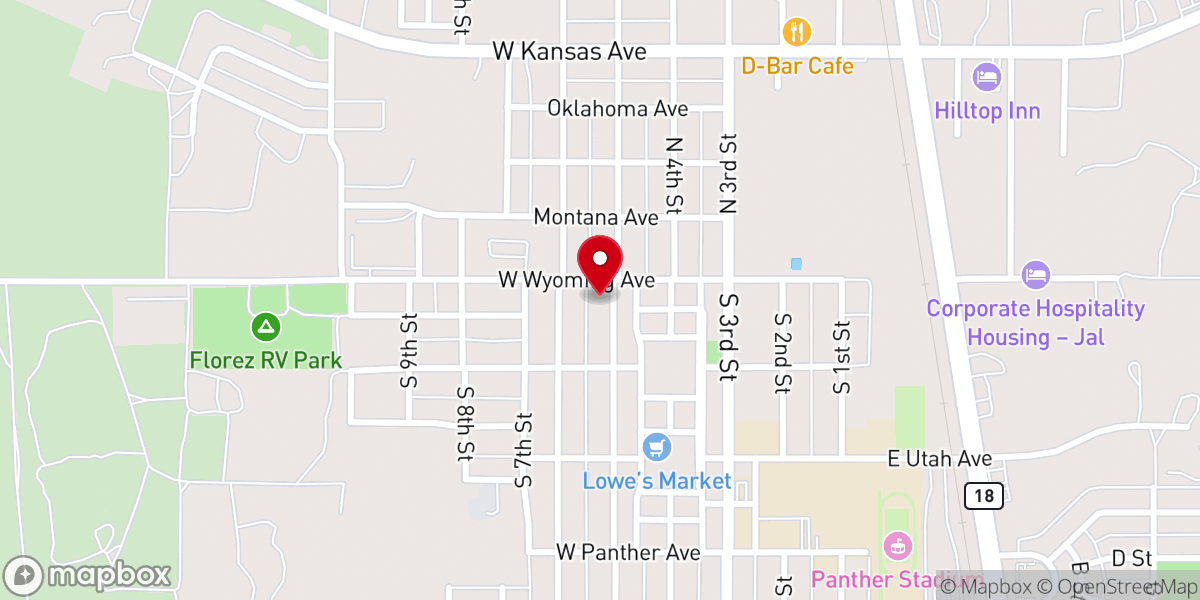 Map showing location of First United Methodist Church
