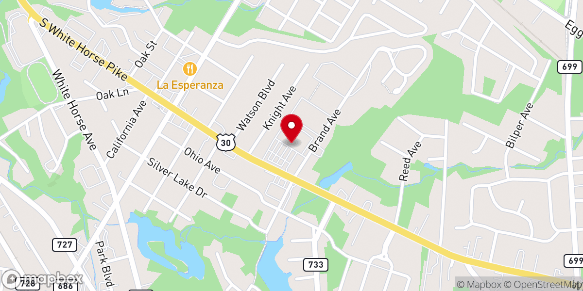 Map showing location of Solid Rock Worship Center - Food Distribution Center