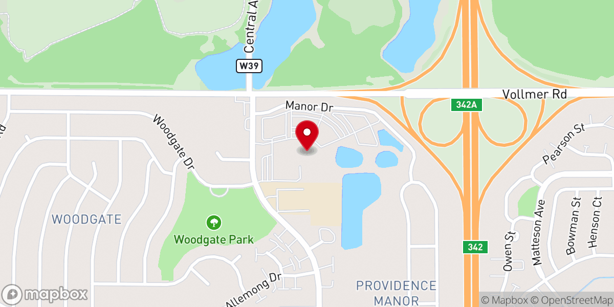 Map showing location of New Faith Baptist Church International